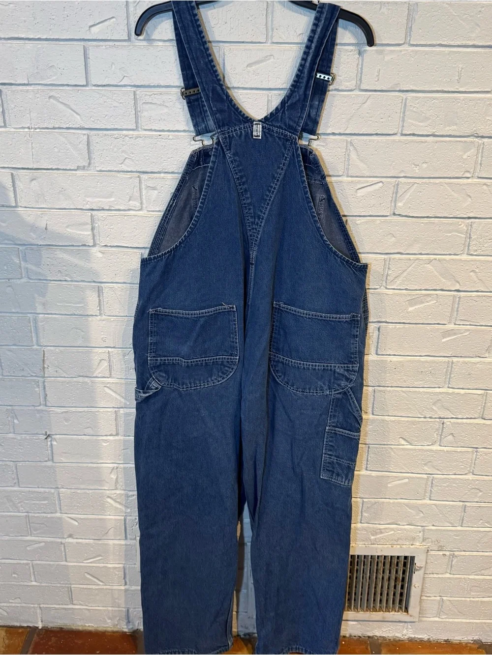 Vintage KEY Blue Denim Overalls Men’s 42”x29”